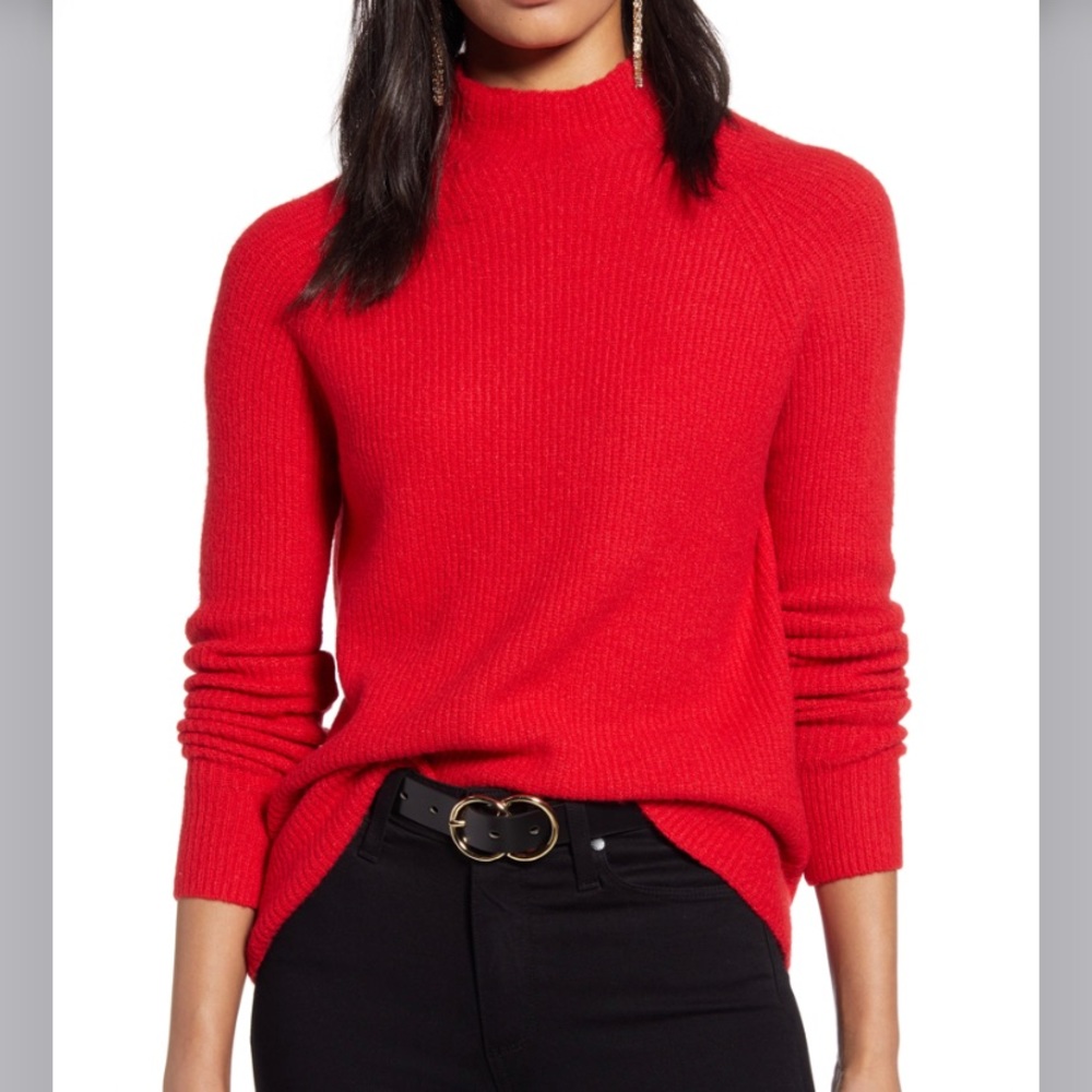 Halogen Mock Neck Sweater
